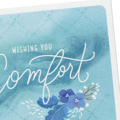 Wishing You Comfort and Warm Memories Sympathy Card