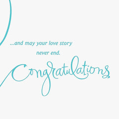 Neverending Love Story Wedding Card