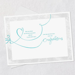 Neverending Love Story Wedding Card