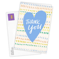 Artsy Heart Custom Thank You Card