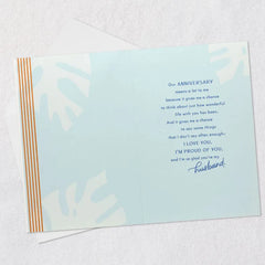 Proud of You Anniversary Card for Husband