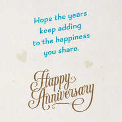 For Better and Better and Better Anniversary Card for Couple
