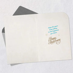 For Better and Better and Better Anniversary Card for Couple