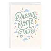 Dream Come True Custom New Baby Card