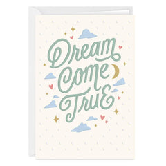 Dream Come True Custom New Baby Card