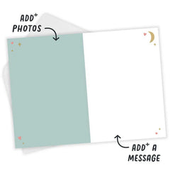 Dream Come True Custom New Baby Card