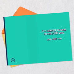 It's Listening Funny Birthday Card