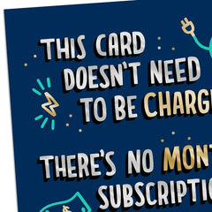 It's Listening Funny Birthday Card