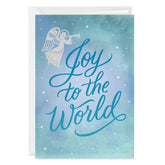 Joy to the World Religious Custom Christmas Card
