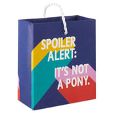 4.6" Spoiler Alert Gift Card Holder Mini Bag
