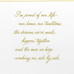 I'm Proud of Us Anniversary Card