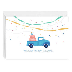 Party Truck Custom Birthday Card