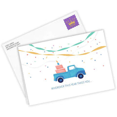 Party Truck Custom Birthday Card