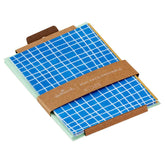 Blue Windowpane Blank Note Cards, Pack of 5