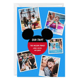 Disney Mickey Ears Photo Collage Custom Card
