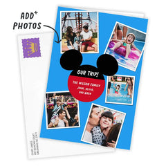 Disney Mickey Ears Photo Collage Custom Card