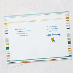 Adventures and Memories 25th Anniversary Card for Husband
