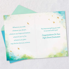 Believe in Yourself High School Graduation Card