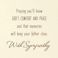 So Many Memories Shared Sympathy Card for Loss of Father