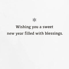 Sweet New Year of Blessings Rosh Hashanah Cards, Pack of 40