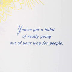 Reflecting Kindness Thank-You Card