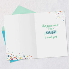 A Big Deal Thank-You Card
