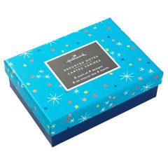 Colorful Celebration Assorted Blank Notes in Designed Box, Pack of 24