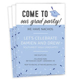 Come to Our Party Funny Flat Graduation Party Invitation