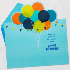 Wishing You Love and Fun Pop-Up Birthday Card for Uncle