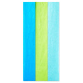 Solid Blue/Citrus Green/Aqua 3-Pack Assortment Tissue Paper, 12 sheets