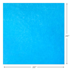 Blue/Turquoise/Light Blue 3-Pack Bulk Tissue Paper, 90 sheets