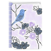 Bluebird on Flowering Branch Blank Card