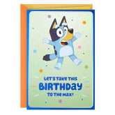 Bluey Maximum Fun Birthday Card for Kids
