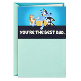 Bluey You're the Best Dad Musical Father's Day Card