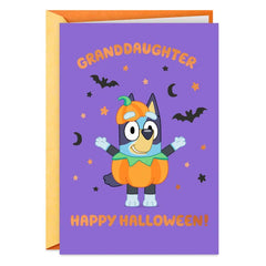 Bluey You're a Girl Who's Supercool Halloween Card for Granddaughter