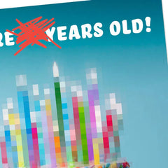 Censored Age Funny Birthday Card