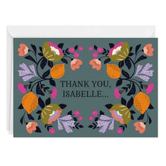 Lush Botanical Custom Card
