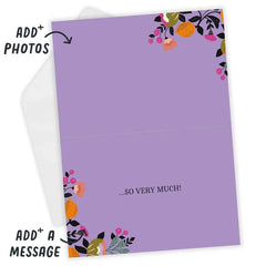 Lush Botanical Custom Card