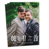 Boldly Us Full Photo Save the Date