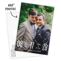 Boldly Us Full Photo Save the Date