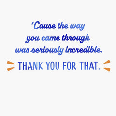 You Deserve a Shout-Out Thank-You Card