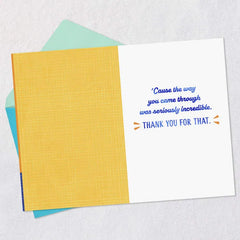 You Deserve a Shout-Out Thank-You Card