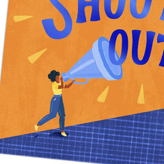 You Deserve a Shout-Out Thank-You Card