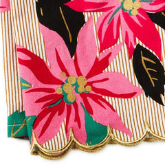 Lacey Chabert Collection Vibrant Poinsettias Tea Towel, 18x26
