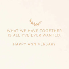 All I've Ever Wanted Anniversary Card