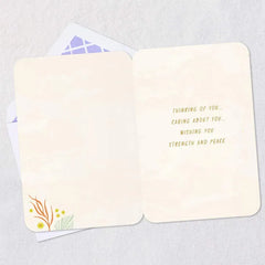 Comfort, Support and Caring Prayers Encouragement Card