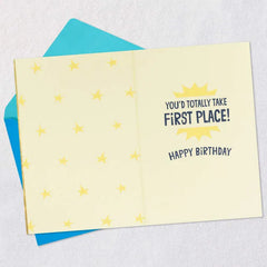 First Place for Coolness Birthday Card