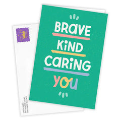 Brave Kind Caring You Custom Card