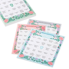 Bridgerton Bingo Game Pad, 102 Sheets