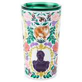 Bridgerton Ton Silhouettes on Floral Travel Mug, 15 oz.